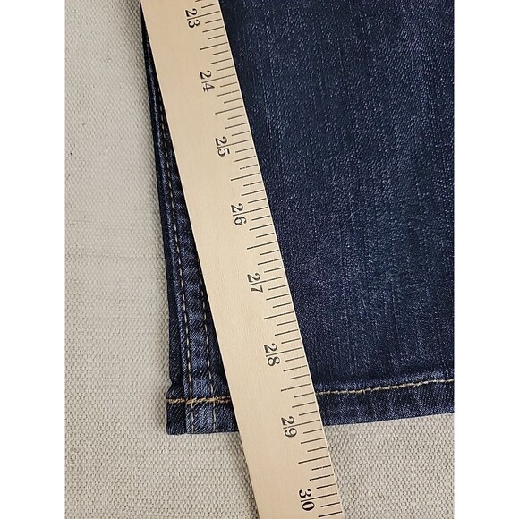 Silver Jeans Mens 33 34x29 Straight Mid Rise  Dark Blue Stretch Authentic EUC - Picture 3 of 13